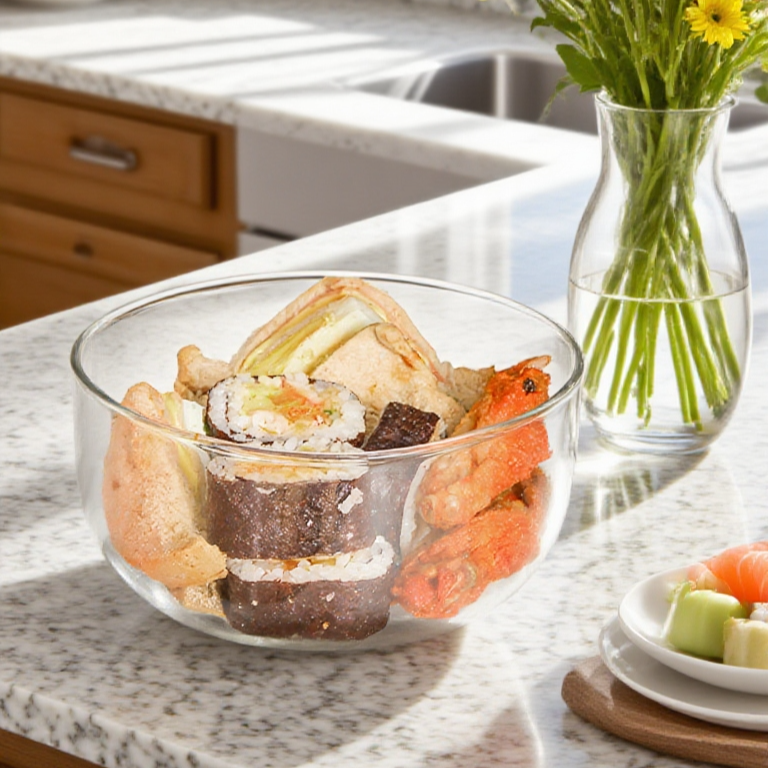 Glas Frischhaltebox für Mikrowelle und Spülmaschine