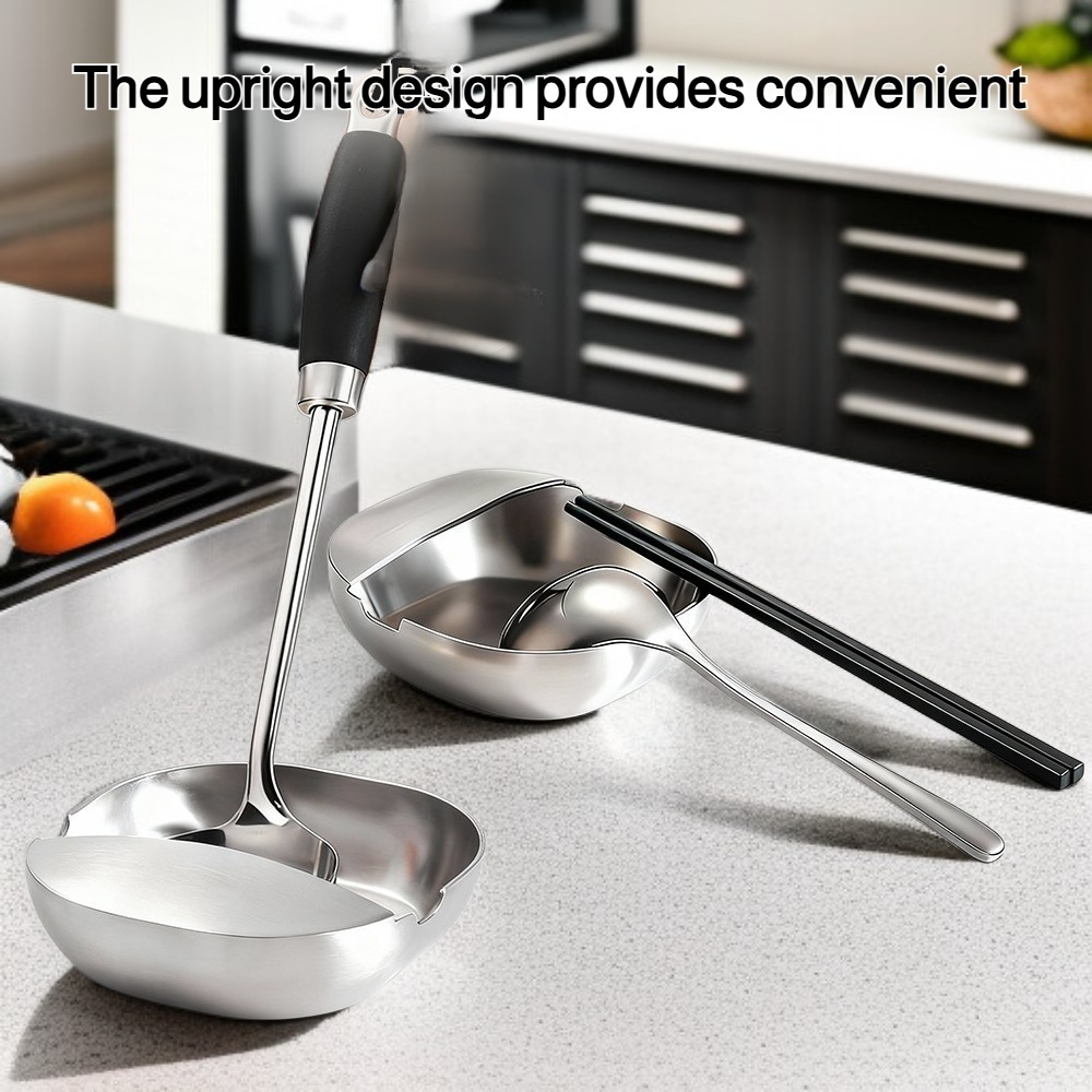 Stainless steel spatula rack, stovetop upright spoon tray, kitchen storage rack