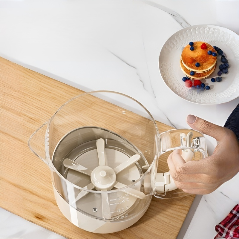 Household Multi-Purpose Semi-Automatic Egg Beater Cream Whisking Dough Mixing Cup