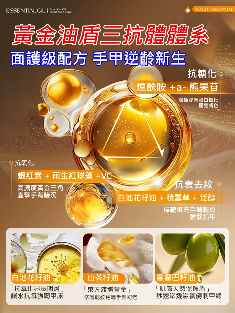 【醫美級嫩白淡紋】手部精華油