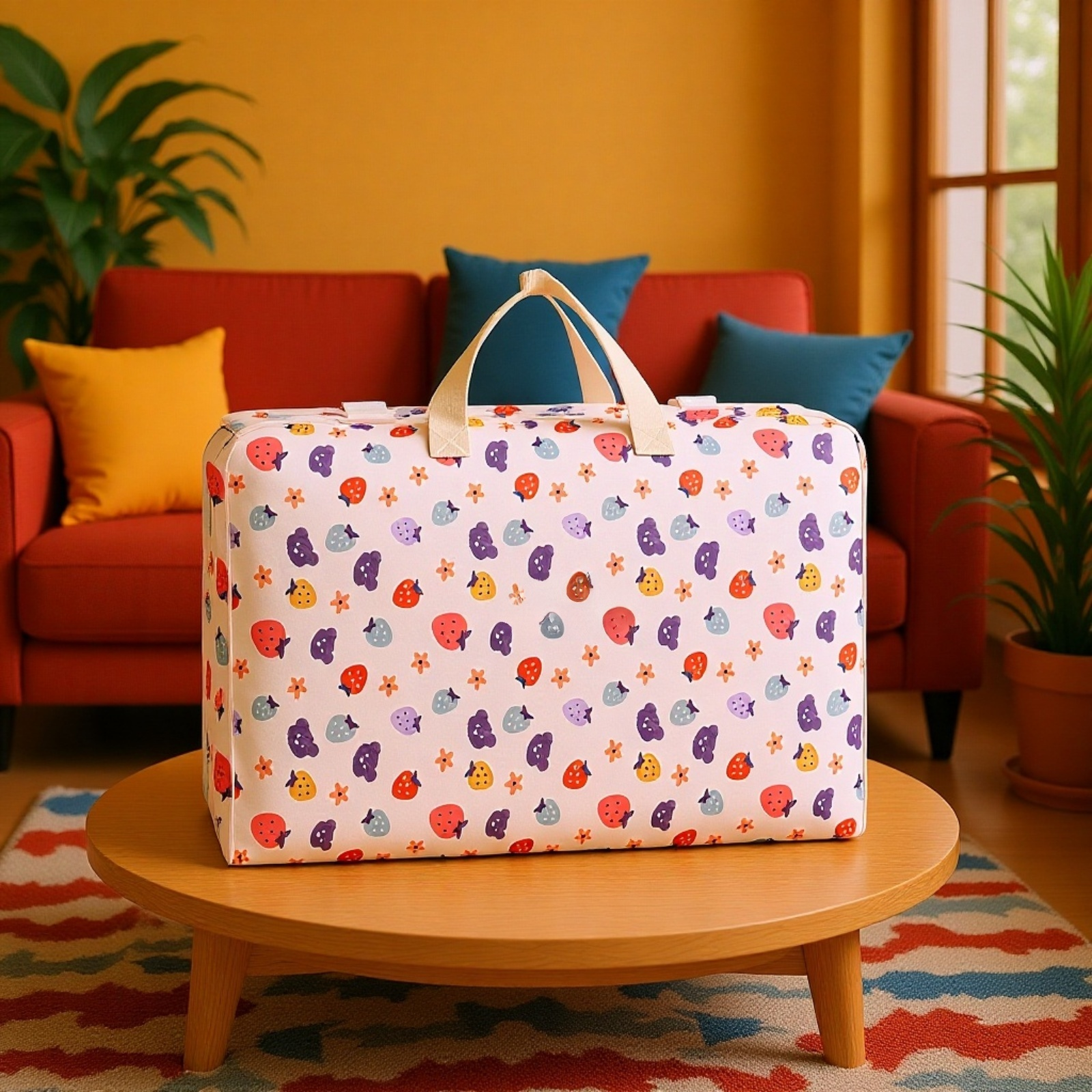 Lightweight clothing and toiletries bag for trips