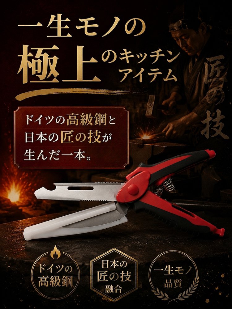 2WAYキッチンバサミ