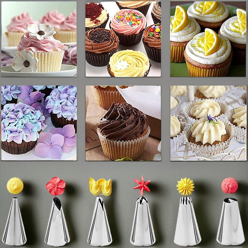 Edelstahl Spritztüllen Set Backwerkzeug Set