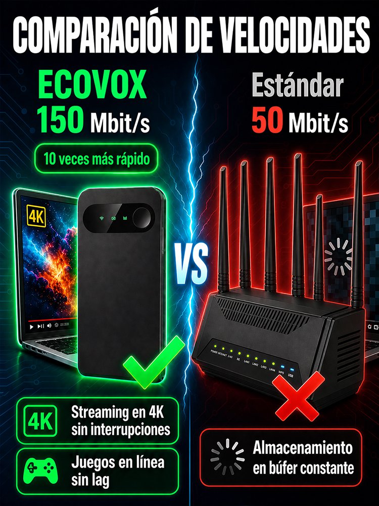 Internet portátil de alta velocidad