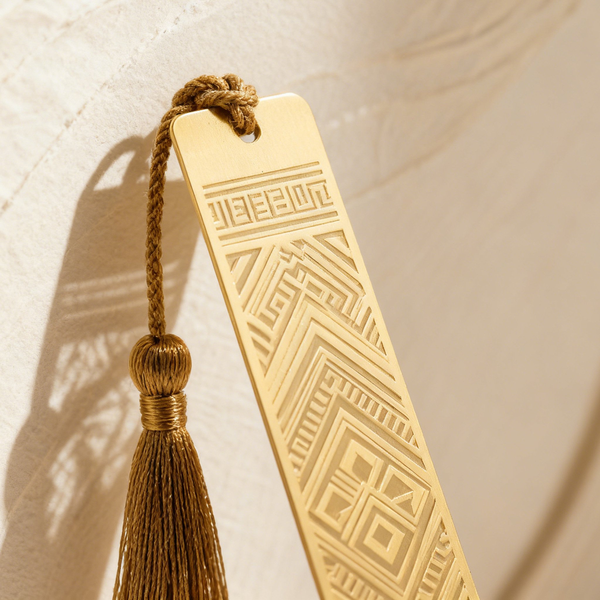 Set de 3 semne de carte din metal cu motive clasice