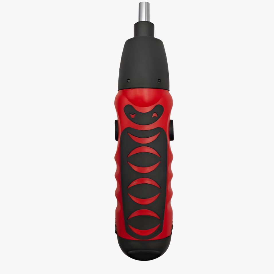 6V-os elemes mini fúró, elektromos csavarhúzó, egyenes szárú szerelőszerszám bútorhoz