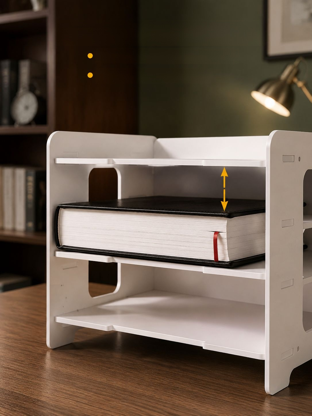 Étagère de bureau élégante pour optimiser l'espace