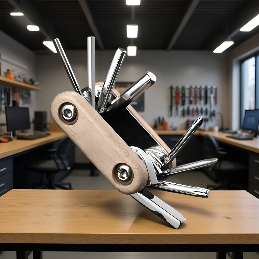 Destornillador plegable 8 en 1 herramienta multifuncional