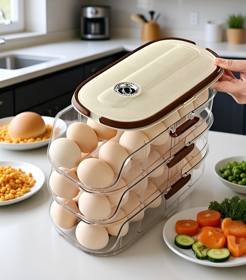 自動転がり機能付き卵ケースの詳細