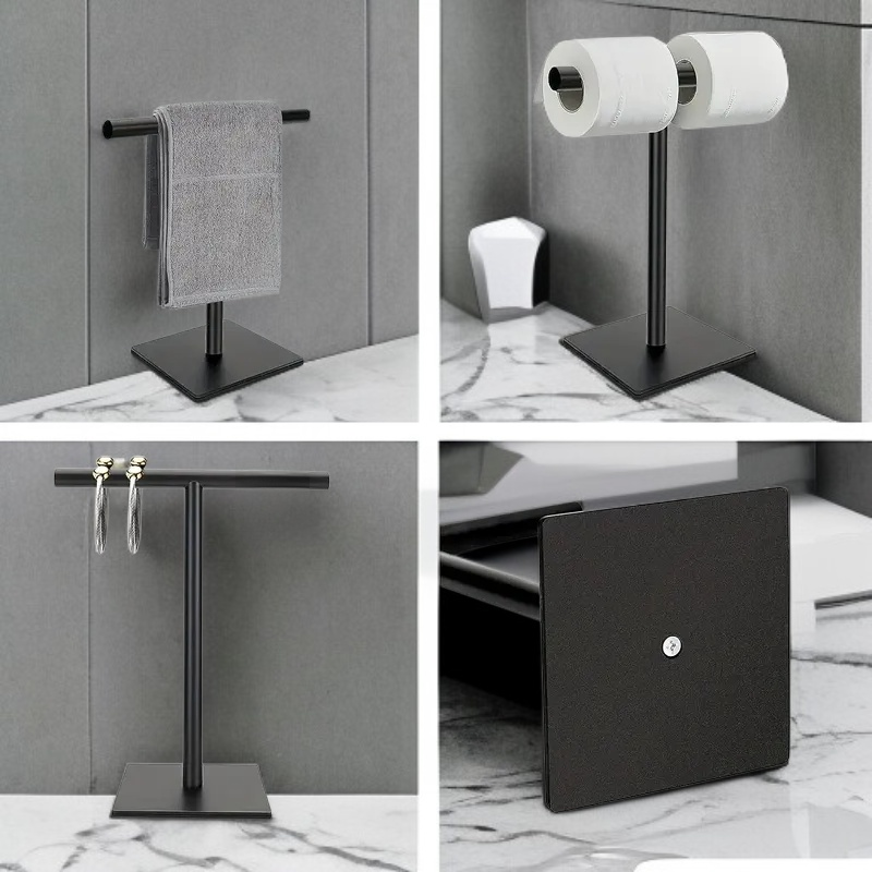 조리대 데스크탑 목걸이 보관 및 전시용 수직 수건 걸이