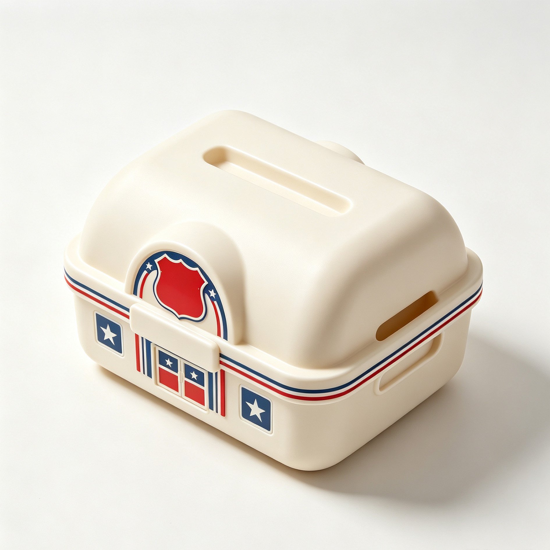 American Star and Stripe Retro Storage Box