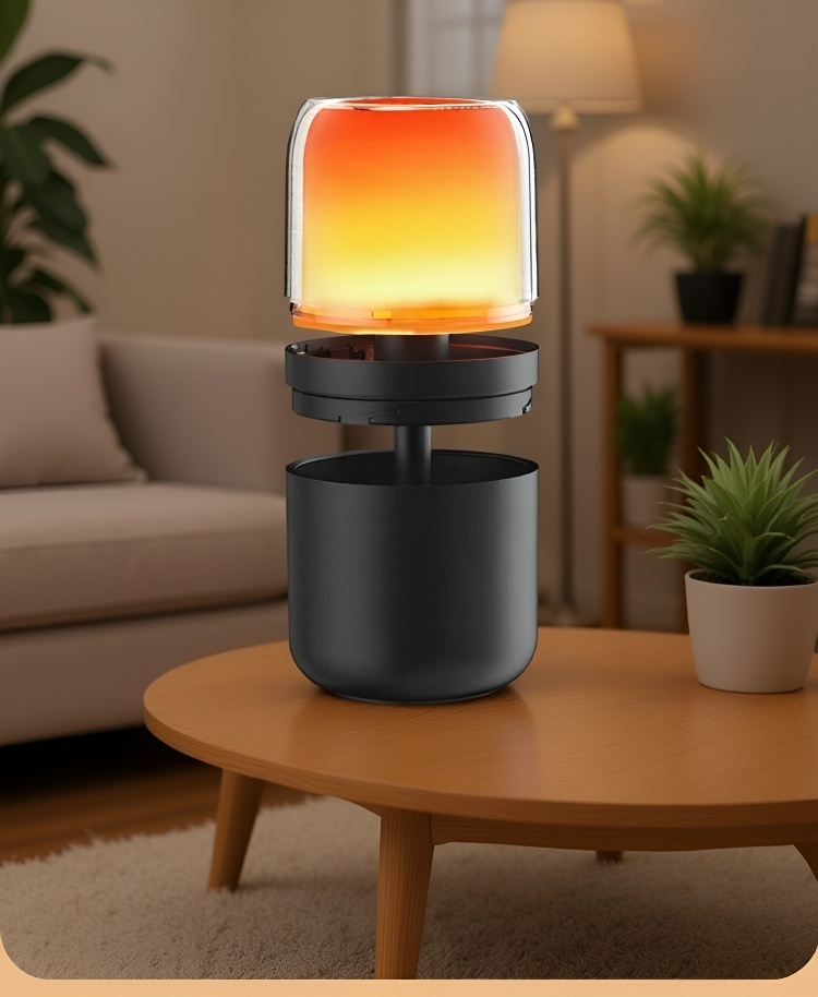 Bezpečný a stylový zvlhčovač vzduchu pro domácnost