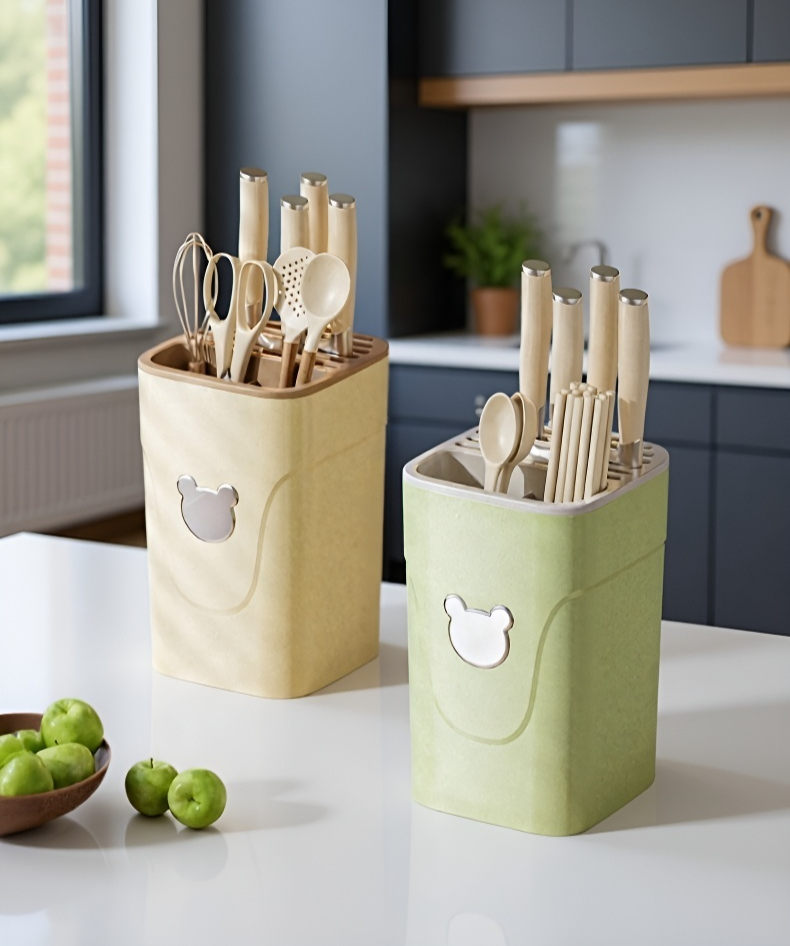 Soporte para cuchillos compacto ideal para cocinas pequeñas