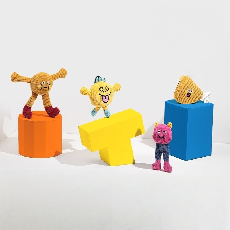 Washable Plush Catnip Toy with Sound for Cats and Dogs