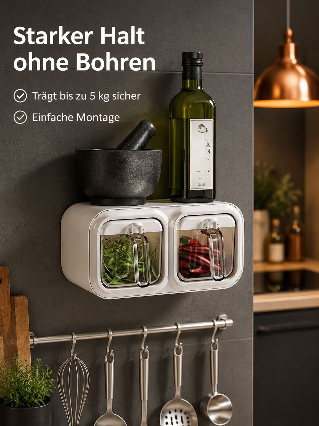 Gewürzbox mit mehreren Fächern
