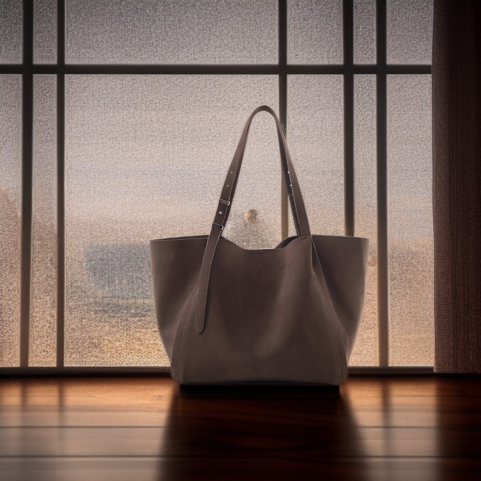 エレガントで多用途なトートバッグ