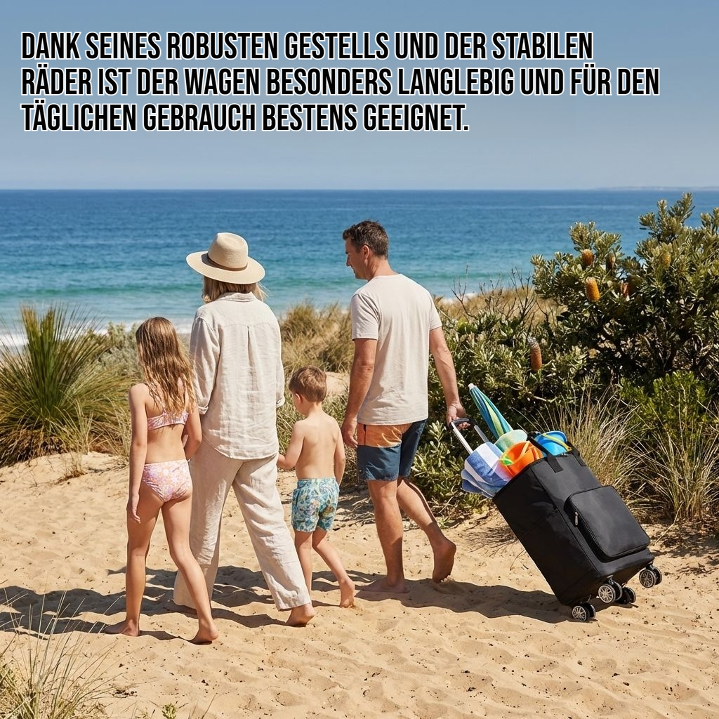 Einkaufswagen mit Rädern