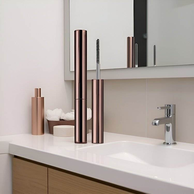 번짐 없는 마스카라로 완성된 눈매