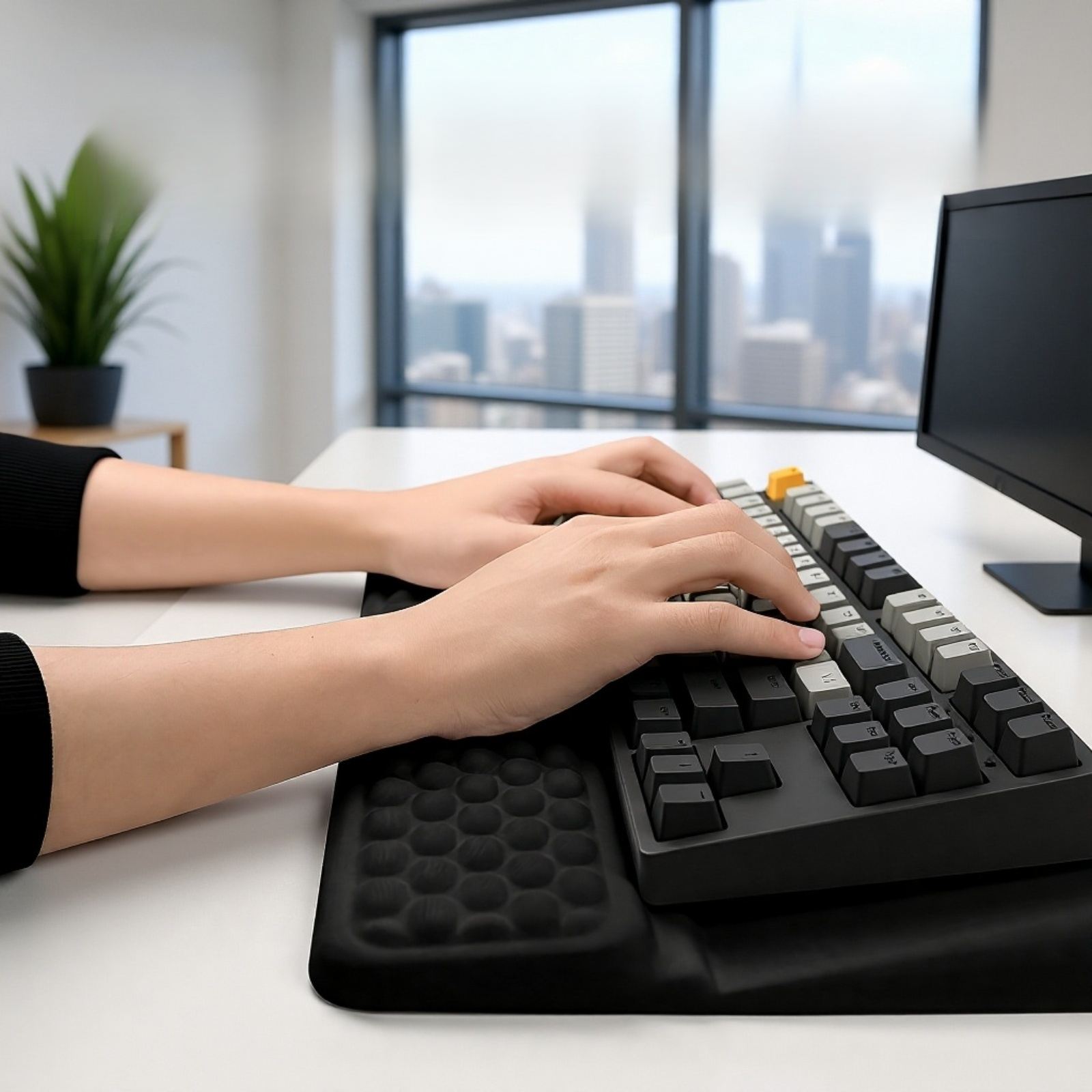 مسند معصم متكامل للوحة المفاتيح