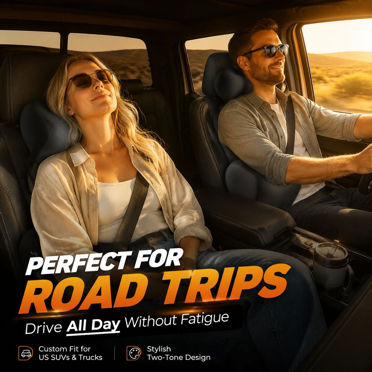 Comfortable Lumbar Support Memory Foam Car Cushion