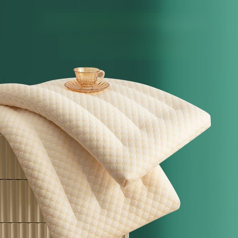 콩으로 채워진 목 지지용 낮은 베개