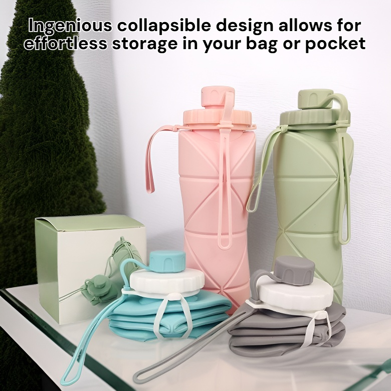 Diamond Hot-Selling Silicone Foldable Water Cup