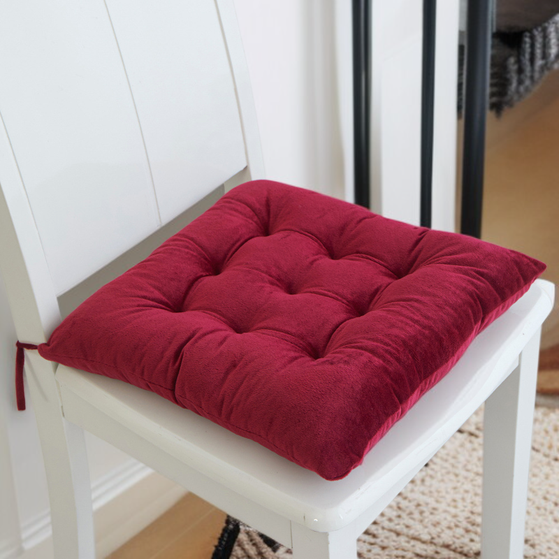 純色加厚絎縫沙發墊