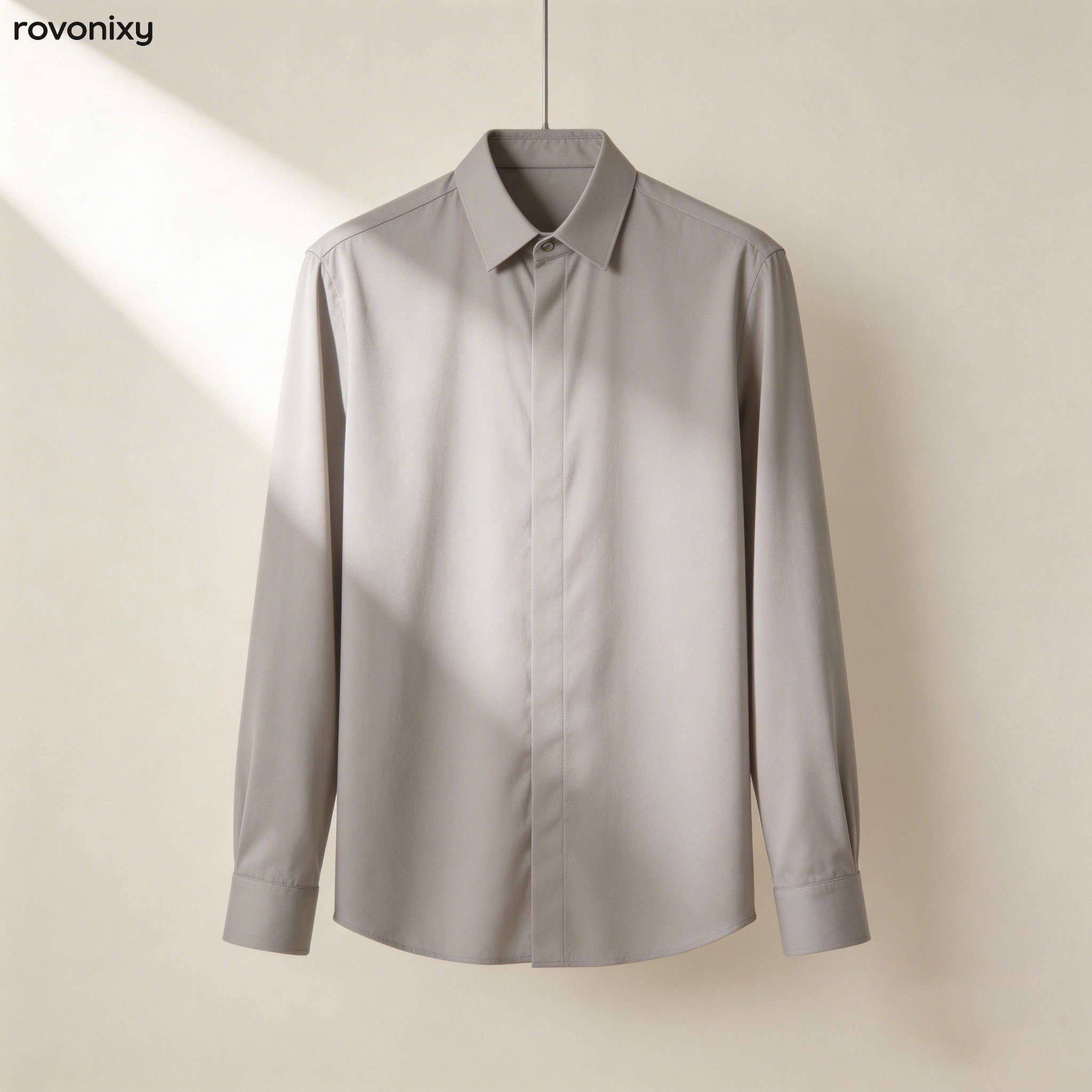 เสื้อเชิ้ตผู้ชายลำลองเนื้อผ้าคุณภาพ