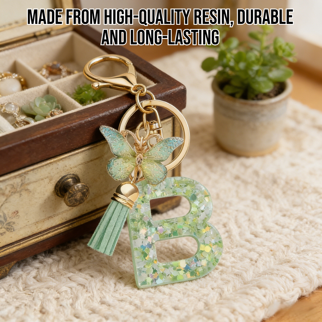 Letter keychain