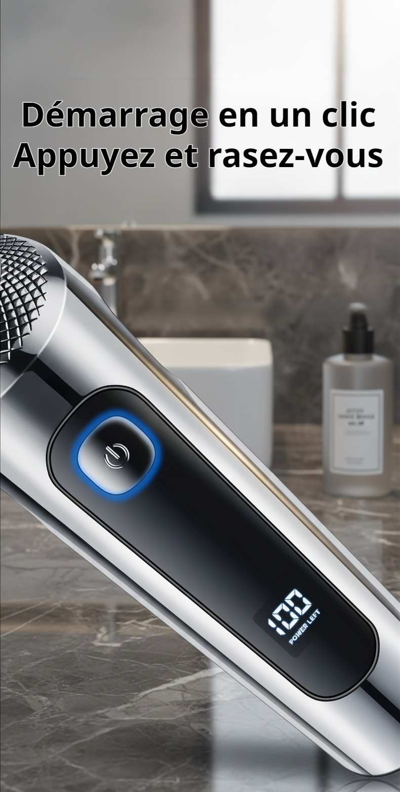 Rasoir lavable sous l’eau pour entretien facile