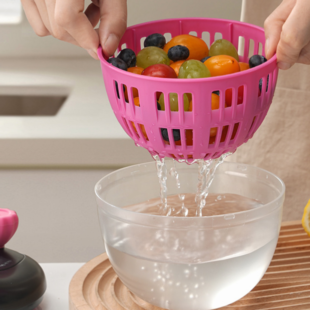 手動瀝水器 蔬菜瀝水器 蔬果沙拉瀝水器
