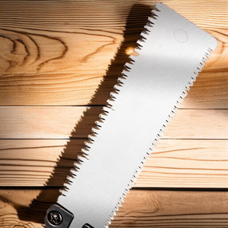 휴대용 접이식 가지치기톱 목공 정원 과수 전용 양면 수공톱 미니 디자인 휴대용 목공공구