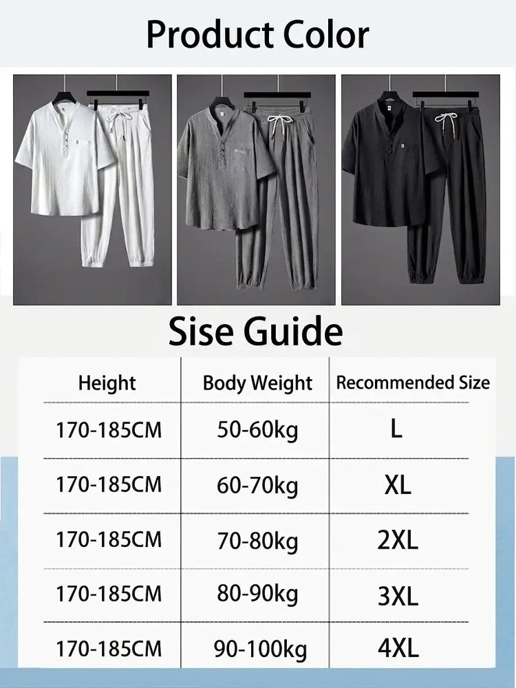 Summer Plus-Size Short-Sleeve Set — Breathable & Moisture-Wicking