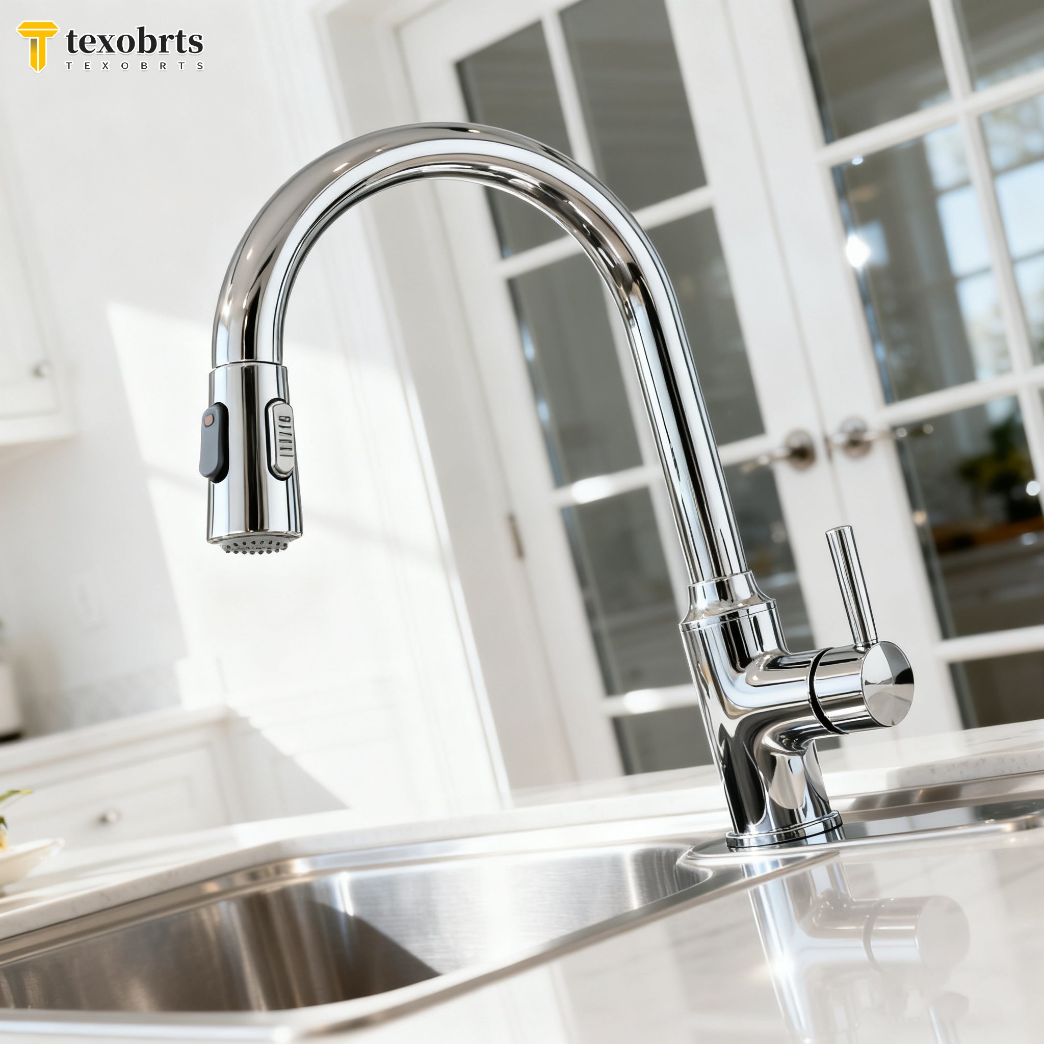 ก๊อกน้ำหมุนได้สำหรับห้องครั