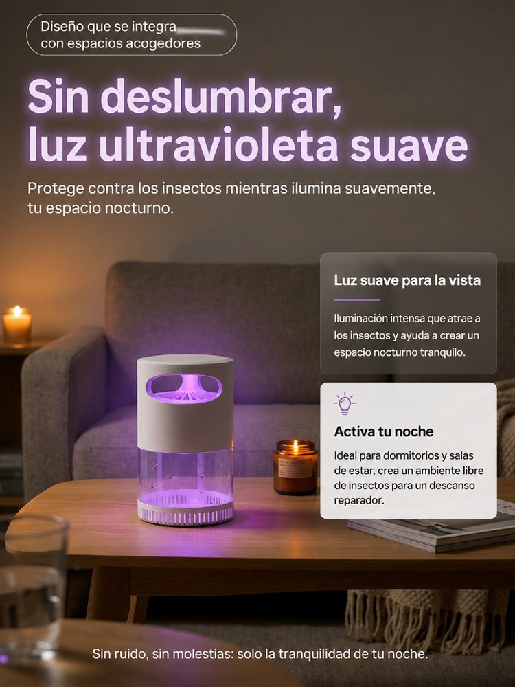 Lámpara antimosquitos para ahuyentar mosquitos