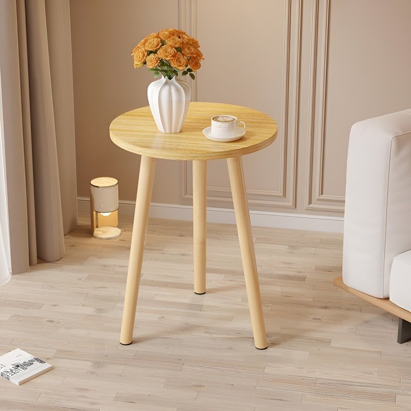 Petite table ronde créative pour salon, table basse de balcon