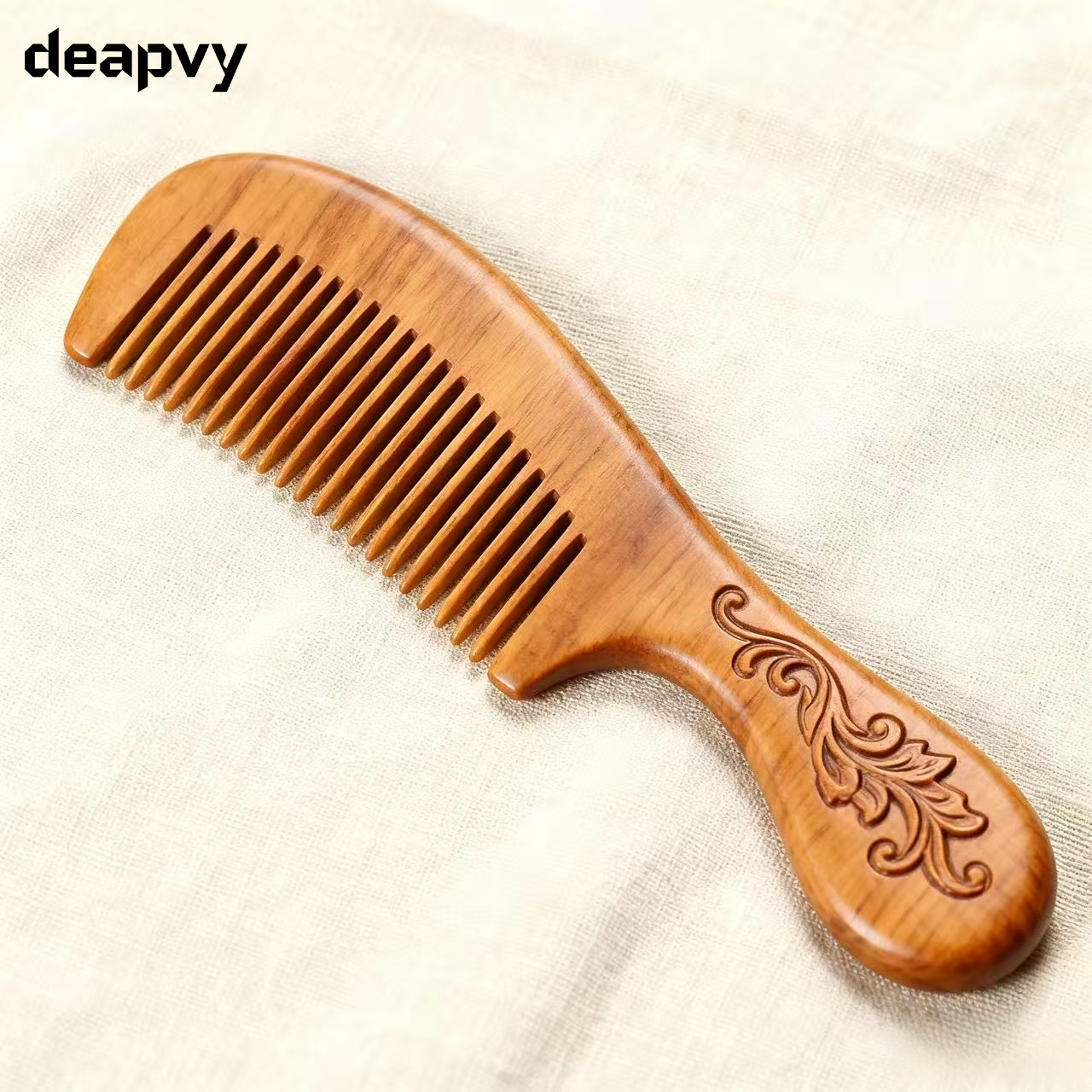 복숭아나무 조각 빗