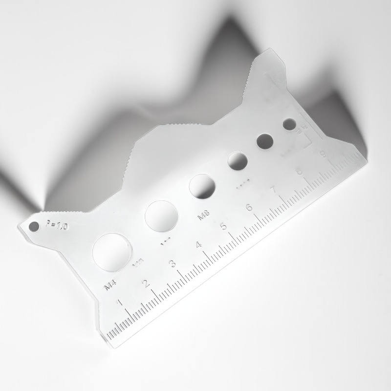 나사 측정자 정밀 캘리퍼 다기능 두꺼운 티타늄 합금 측정 공구 나사 거리 측정자