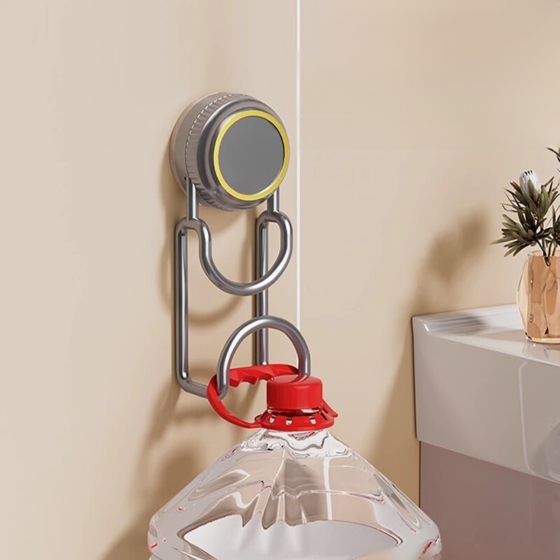No-drill wall-mounted storage rack