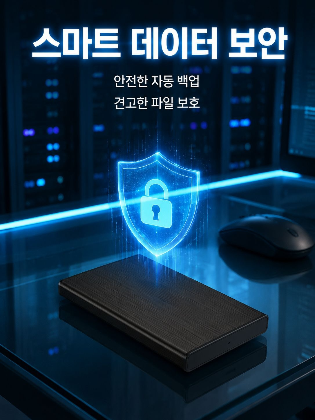 노트북/데스크탑 겸용 기계식 외장 하드 드라이브