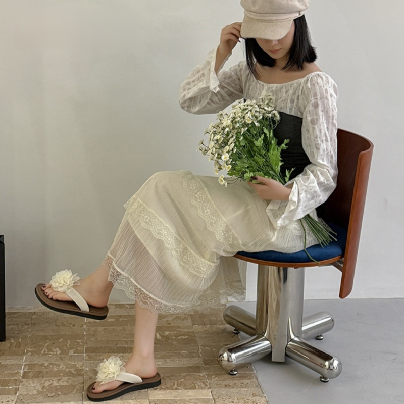 Floral Flat Slippers