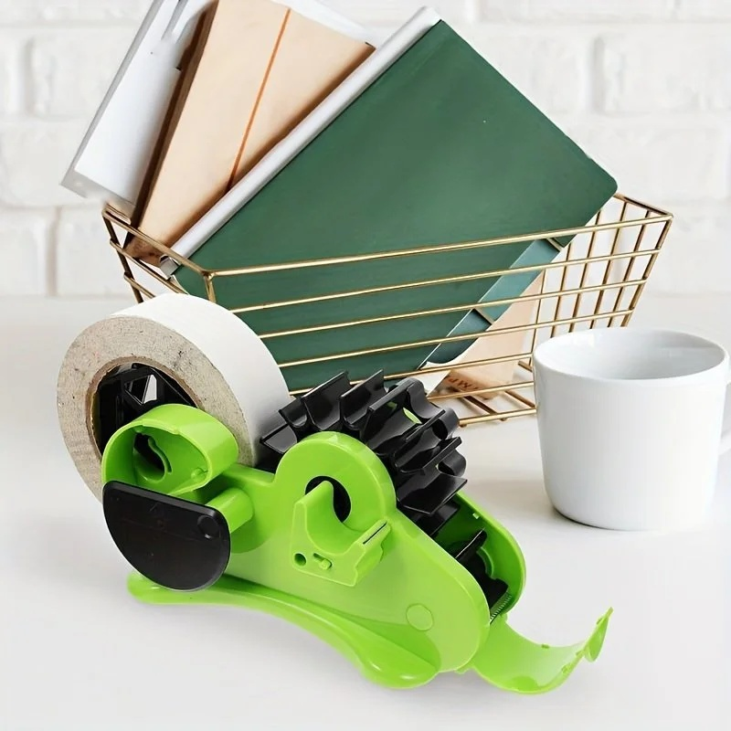 Semi-automatic tape cutter