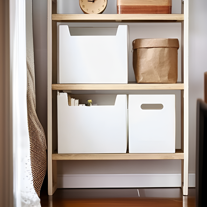 Skládací úložný box do spíže, sada 4 ks