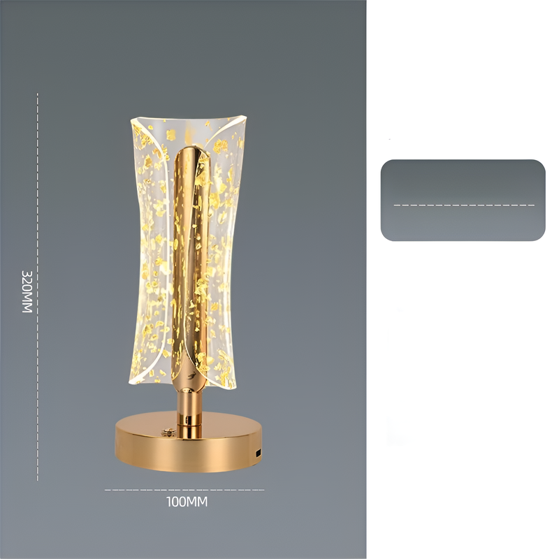 Lámpara de cabecera nórdica con forma de mariposa creativa