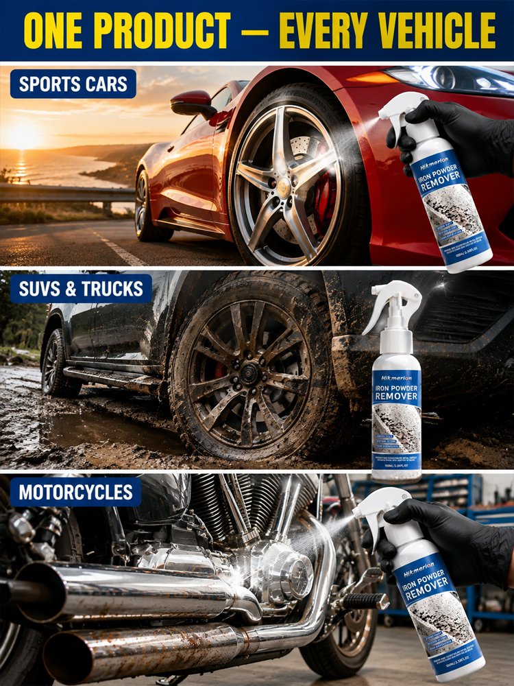 Multi-functional household and car rust remover
