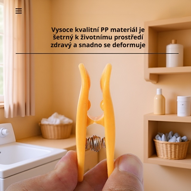 Přenosné uzavírací klipy na potraviny 