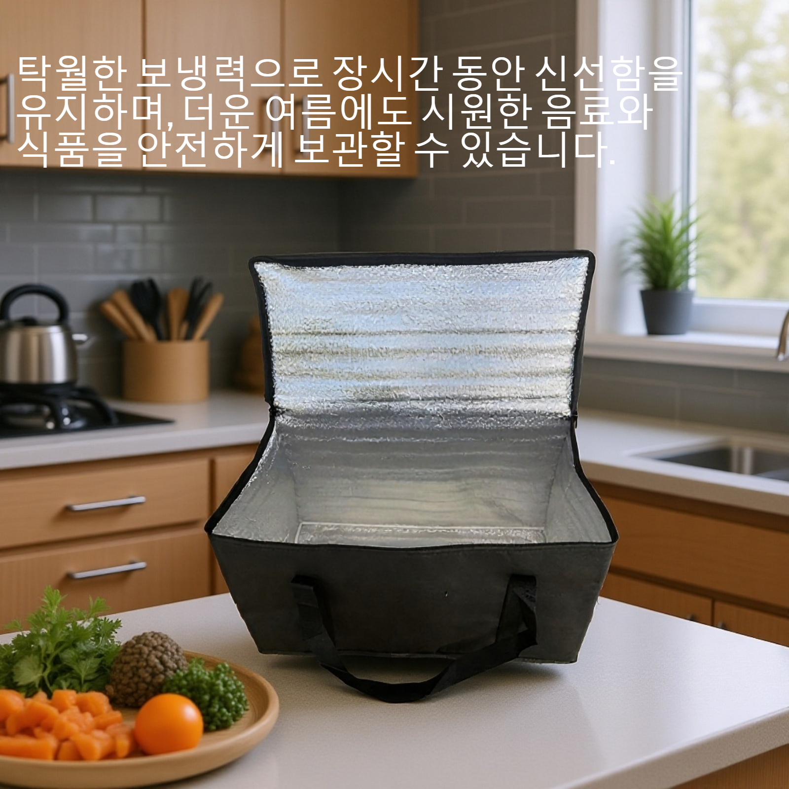 접이식, 대용량, 보냉력 우수, 휴대 가능한 야외용 보온 가방