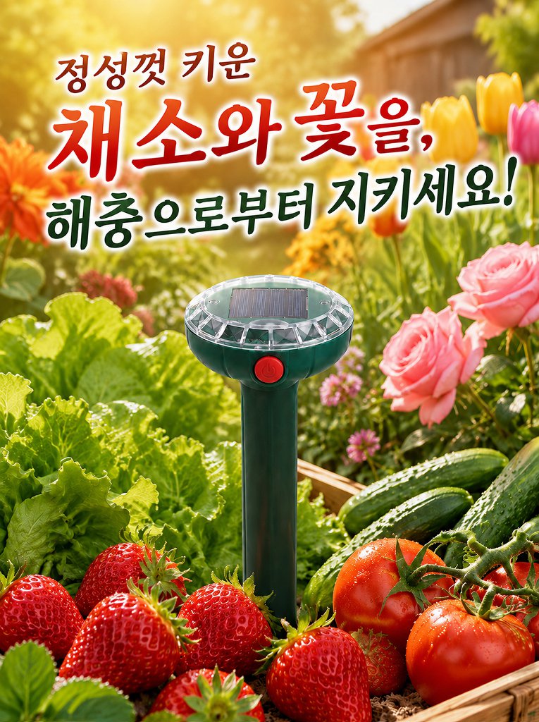 [한국과학공원] 태양열 충전 방수 및 방충 기능 스크루드라이버