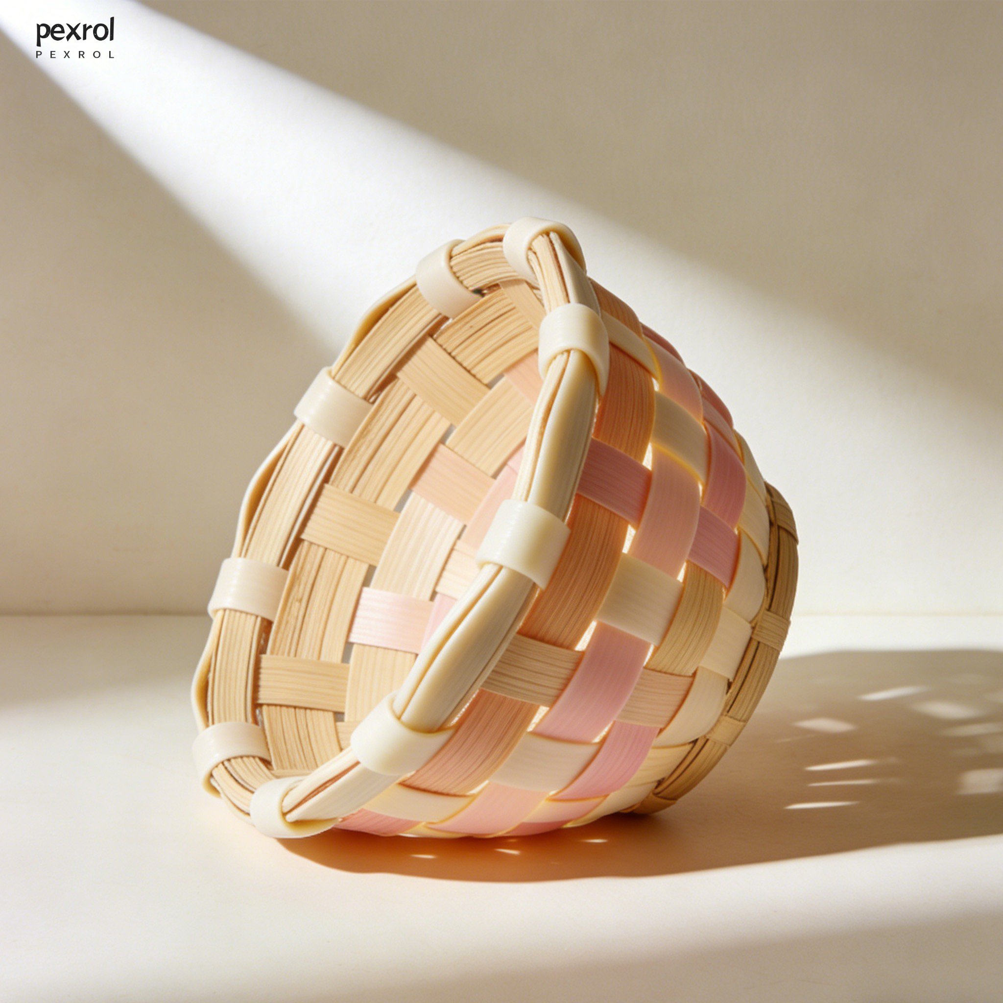 10-teilige handgefertigte Bambuskörbe für Haushalt