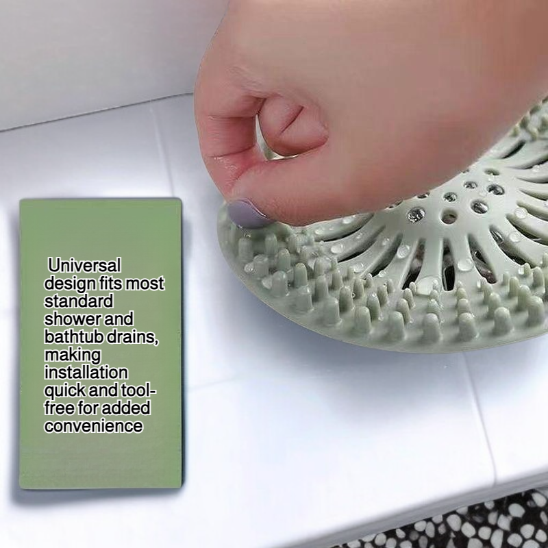 Bathroom drain hair filter